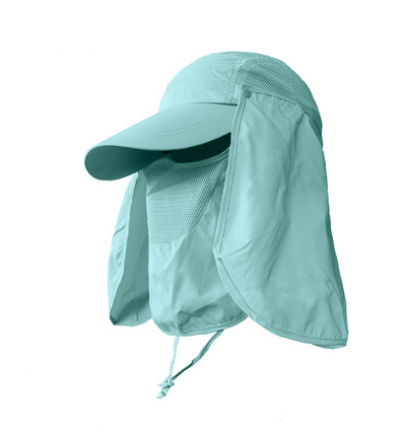 SKVC016 Design Sun Hat Protective Hat Face Protection Online Order Protective Hat Labor Mask Cloak Hat Protective Hat Manufacturer Sunshade Anti-epidemic and Epidemic Prevention Home Protection Gift Package Care Items side view